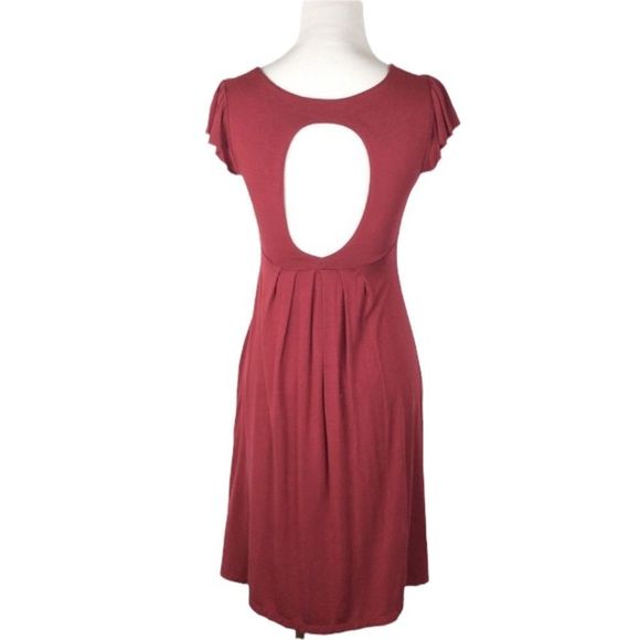 Kimchi Blue Keyhole Open Back Midi Dress Size XS - Picture 4 of 8